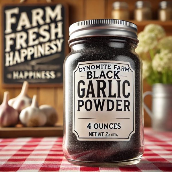 Black Garlic Powder - Dynomite Farm