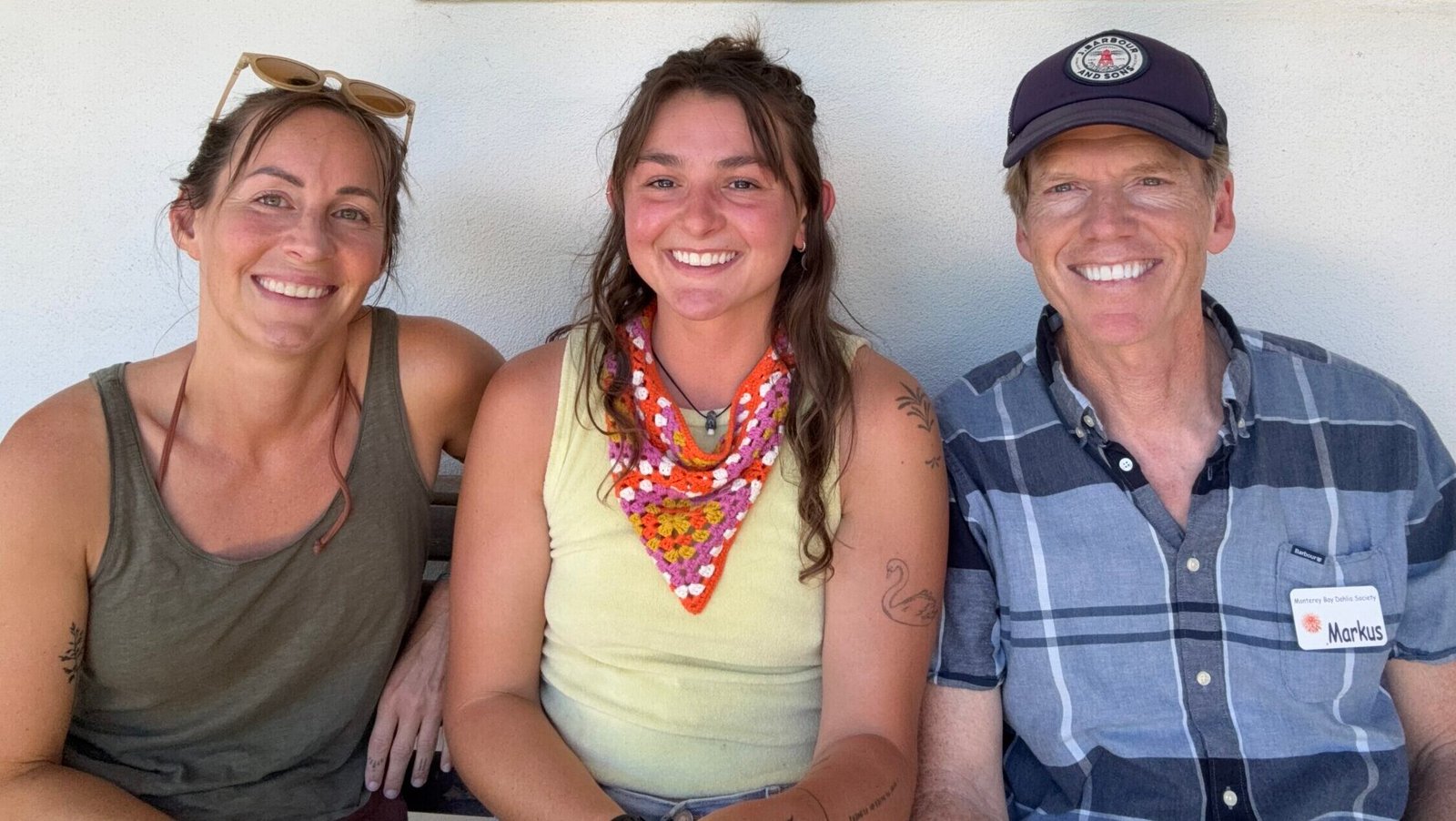 Holly, Bailey and Markus at Dynomite Farm in Santa Cruz